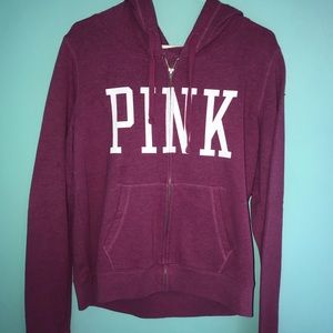 PINK Zip-Up Hoodie
